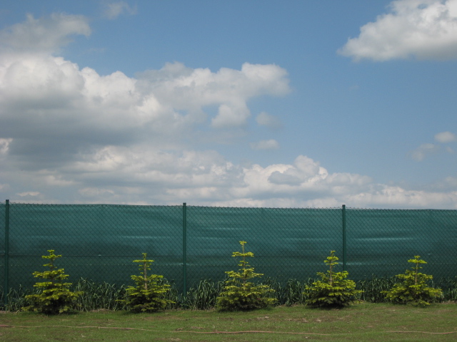 ZAUNBLENDE in 1,5m Br (Meterware) Wind- Sonnenschutz Sichtblende grün