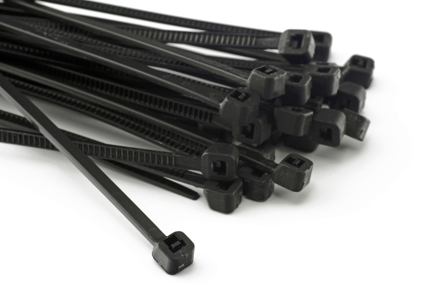 100 Stück Kabelbinder 430mmx4,8mm Befestigungselemente für Sichtblende schwarz